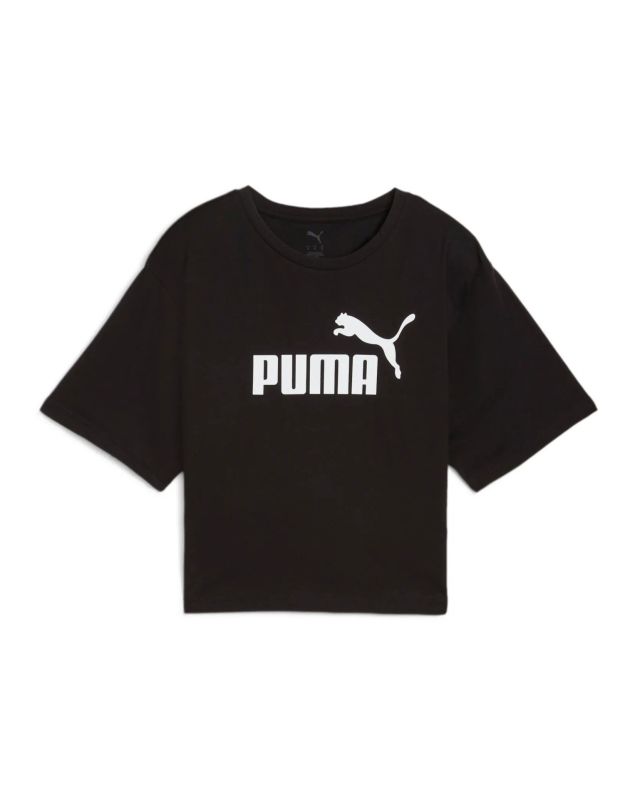 Prodotto: PUMA - T-SHIRT ESSENTIAL CROPPED NO.1 LOGO RELAXED NERA DA DONNA, 684972-01