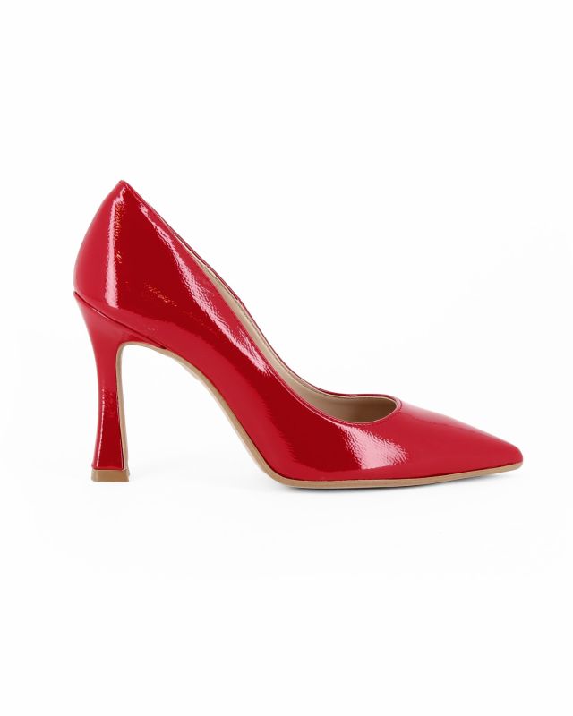 Prodotto: MISS GLOBO - Décolleté rossa naplak, tacco 9CM - MADE IN ITALY