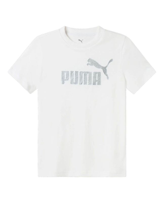 Prodotto: PUMA - T-SHIRT TEXURED FOIL LOGO BIANCA  DA DONNA 688908-02