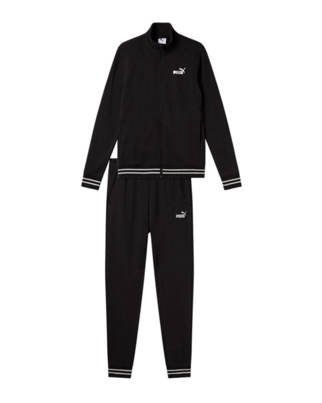 Prodotto: PUMA - TUTA COMPLETA  NERA ESS+TEXTURED FOIL LOGO FZ TR DA DONNA, 689000-01