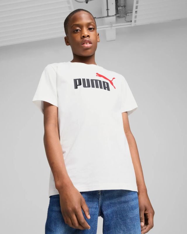 Prodotto: PUMA - T-SHIRT BIANCA ESS 2 COLOR NO.1 LOGO JUNIOR - 685778-02