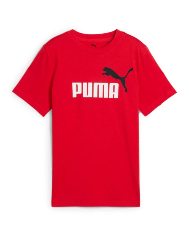 Prodotto: PUMA - T-SHIRT ESS 2 COLOR NO.1 LOGO JUNIOR ROSSA – 685778-11