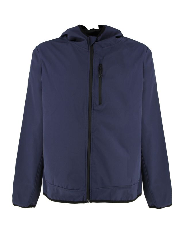 Prodotto: GIUBBINO C/CAPP.SOFTSHELL TEADEO BLU