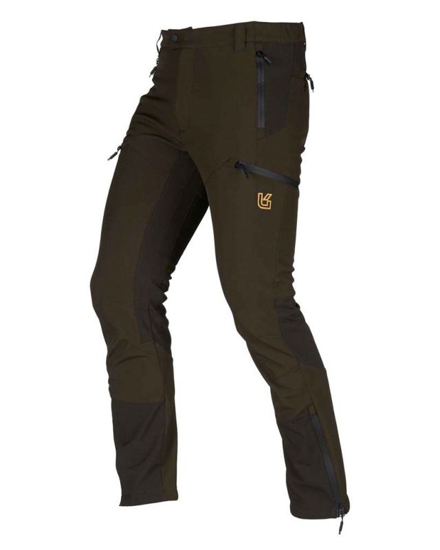Prodotto: UNIVERS - Pantalone GRAN SASSO in SOFTSHELL verde e nero da uomo - 92648311