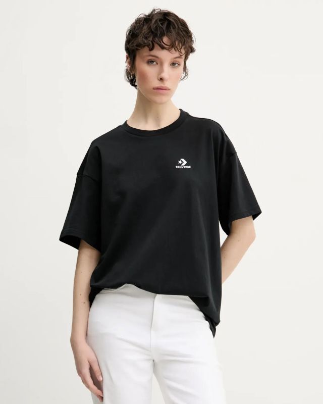 Prodotto: CONVERSE T-SHIRT DONNA  STAR CHEVRON OVERSIZED- NERA, 10028415