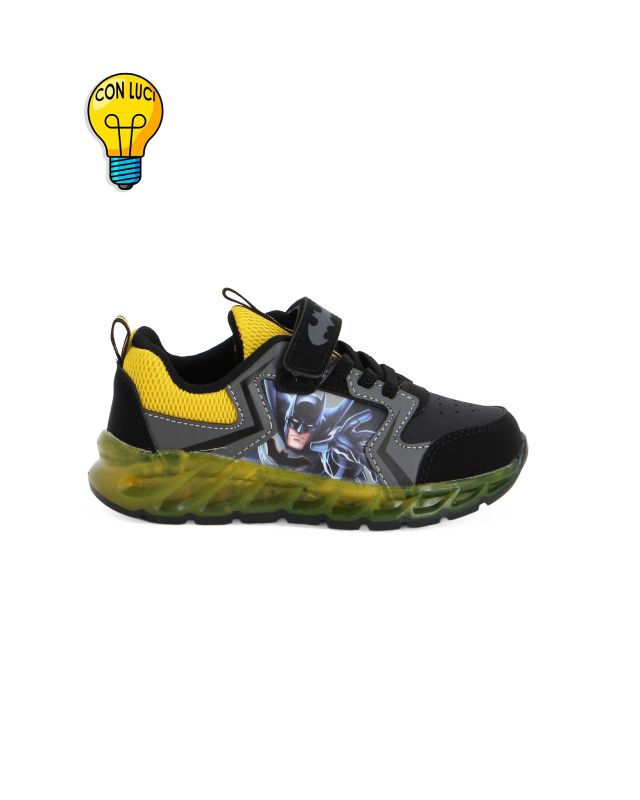 Prodotto: BATMAN - Sneakers nera da bambino con luci e strappo