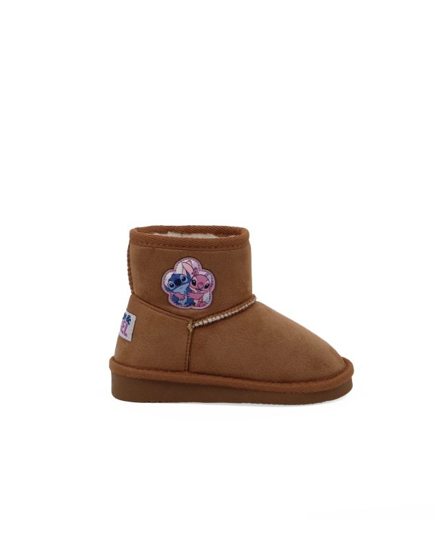Prodotto: STITCH - Stivaletto beige con pelliccia interna