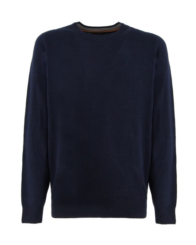 Prodotto: BREZZA DI MARE - MAGLIA MANICA LUNGA DA UOMO BLU GIROCOLLO F12 CHICCO