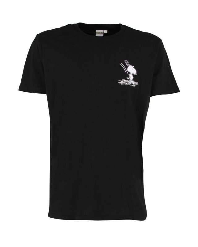 Prodotto: PEANUTS - Tshirt nera da uomo con logo Snoopy - JL052532
