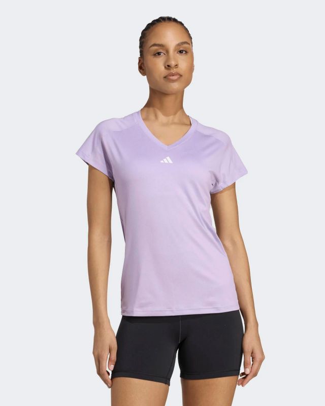 Prodotto: ADIDAS -T-SHIRT DONNA LILLA  AEROREADY TRAIN ESSENTIALS MINIMAL  - JY2179