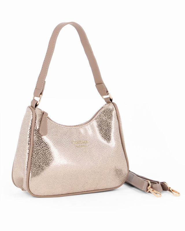 Prodotto: CORTINA POLO STYLE - Minibag oro con tracolla removibile