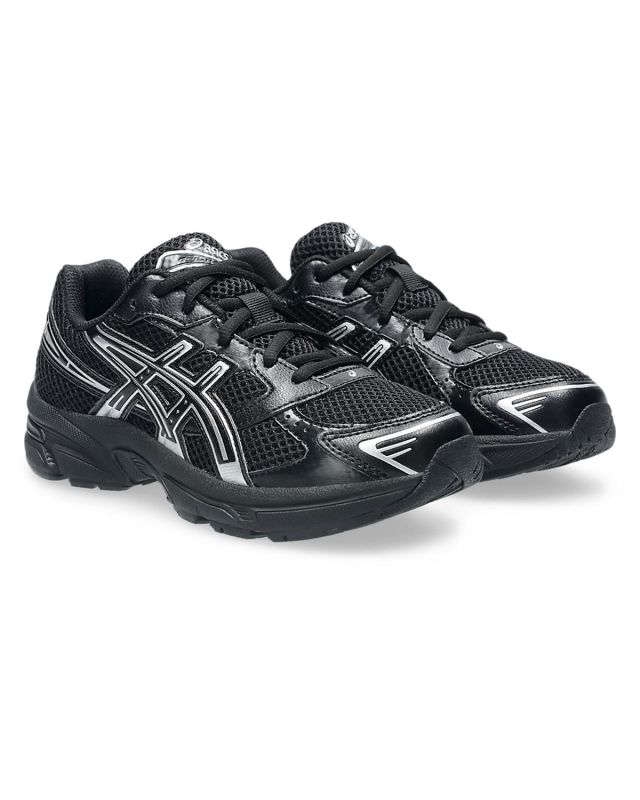 Prodotto: ASICS - SNEAKERS  JUNIOR  GEL-1130 GS NERE,CON DETTAGLI SILVER  DAL 35.5 AL 40, 1204A169_001