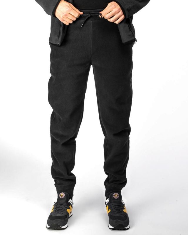 Prodotto: ON SPIRIT - PANTALONI IN PILE UOMO NERI CON POLSINO - GIANNI
