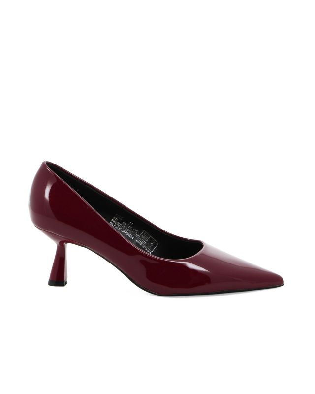Prodotto: MY JEWELS - Décolleté bordeaux in vernice, tacco 6CM