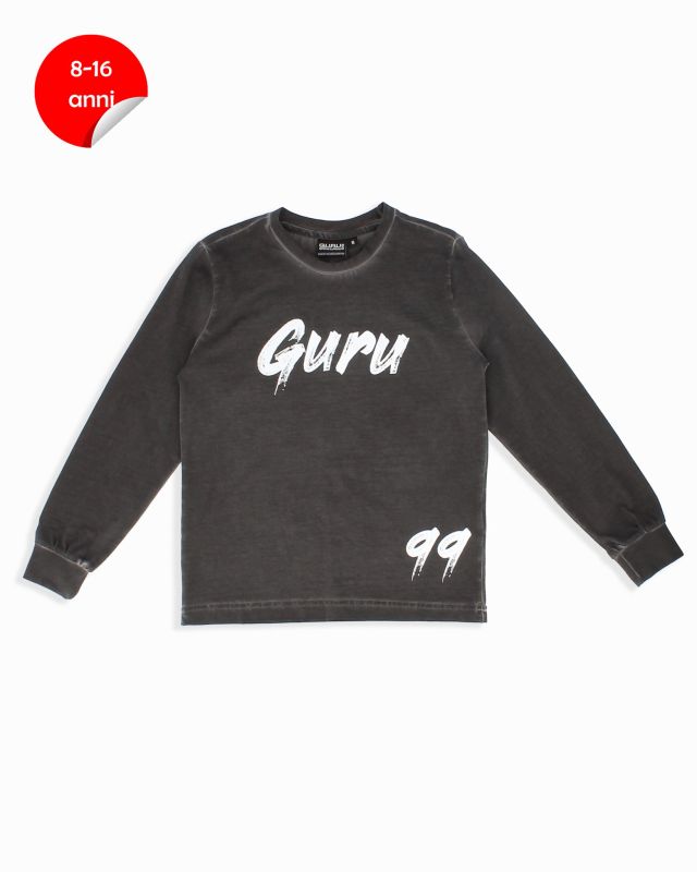 Prodotto: GURU - TSHIRT MANICA LUNGA NERA DA RAGAZZO