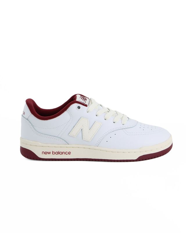 Prodotto: SCARPA LIFESTYLE LEATHER WHITE-BURGUNDY