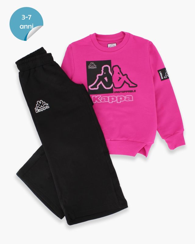 Prodotto: KAPPA - TUTA COMPLETA BIANCA CON LOGO KAPPA DA BAMBINA