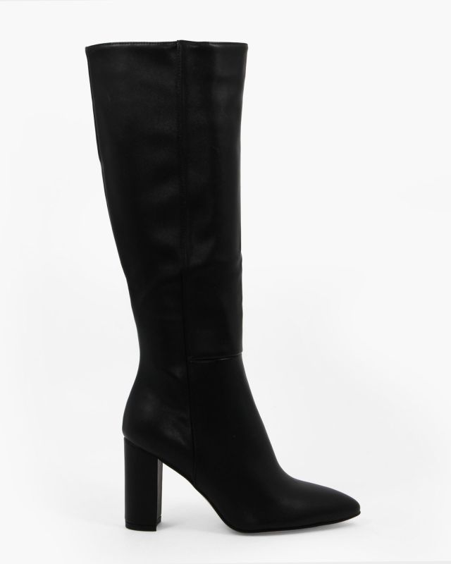 Prodotto: MISS GLOBO - Stivale nero con zip laterale, tacco 8CM