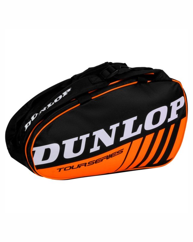 Prodotto: DUNLOP - BORSONE PORTA RACCHETTE NERO E ARANCIONE FLUO PALETERO - 623853