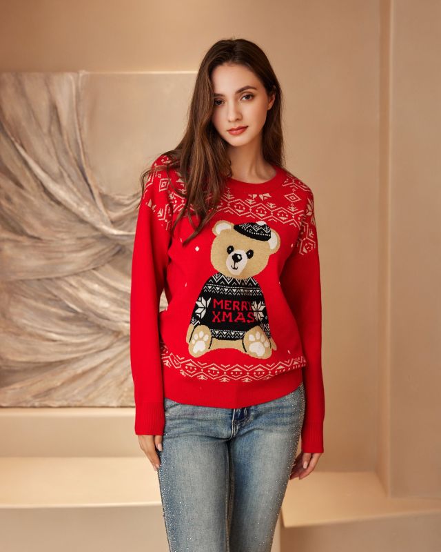 Prodotto: MAGLIA MANICA LUNGA ORSO NATALE