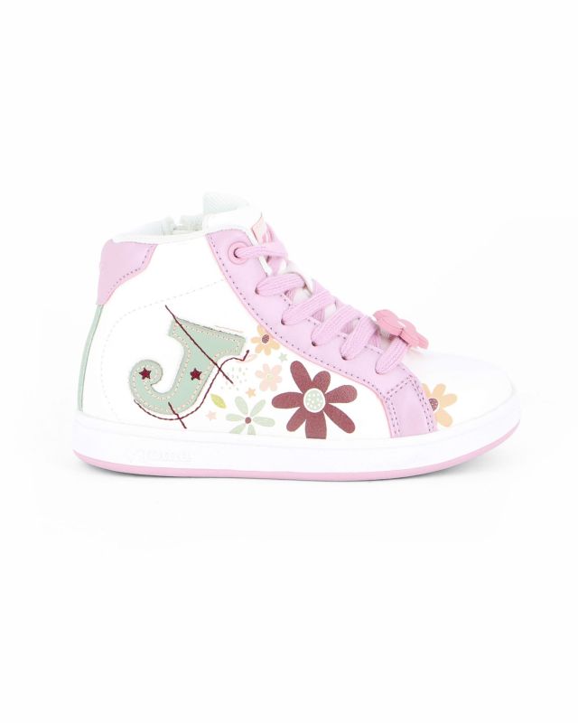 Prodotto: JOMA - Scarpa da bambino bianca con dettagli rosa - FLOWER