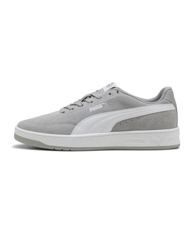 Prodotto: PUMA - SNEAKERS DA UOMO GRIGIA E BIANCA COURT CLASSIC CLEAN SD, 402680-02
