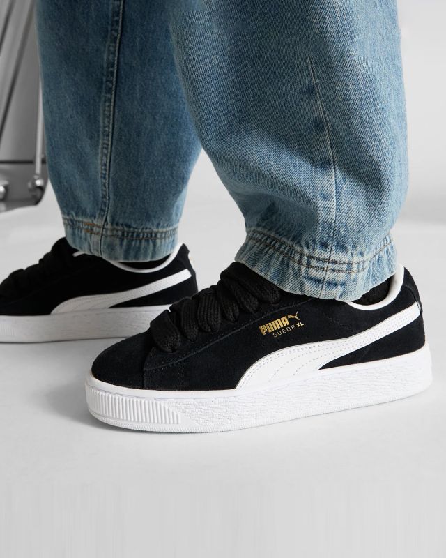 Prodotto: PUMA -  SCARPA JUNIOR NERA E BIANCASUEDE XL GS DAL 36 AL 39 - 396577-02