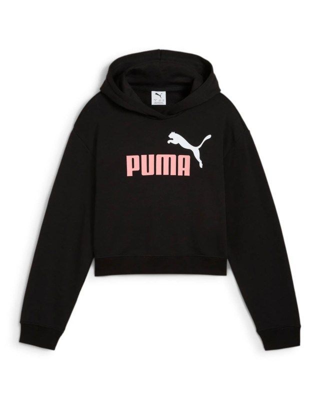 Prodotto: PUMA - FELPA CON CAPPUCCIO JUNIOR (7-16 ANNI) ESSENTIAL 2 COLOR NO.1 LOGO NERA, 686072-51
