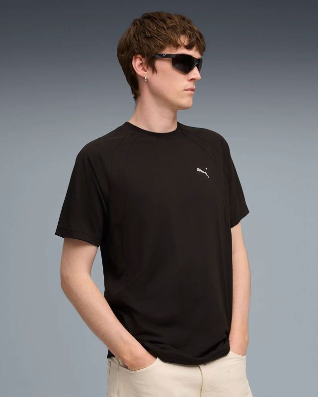 Prodotto: PUMA - T-SHIRT MEZZA MANICA NERA EVOSTRIPE TEE DA UOMO, 688229-01