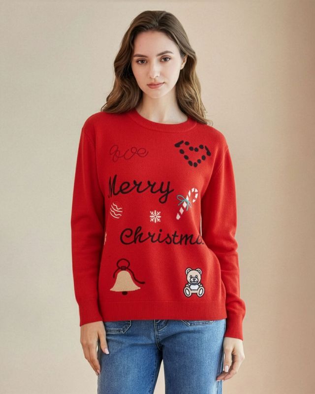 Prodotto: BACHATA - Maglia manica lunga di natale