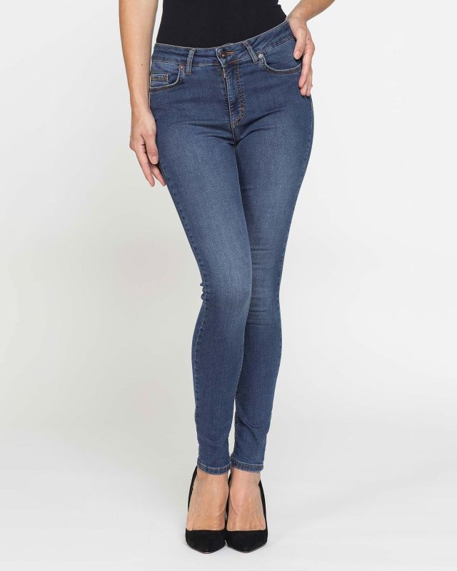 Prodotto: CARRERA - LEGG-JEANS DONNA 5 tasche con zip