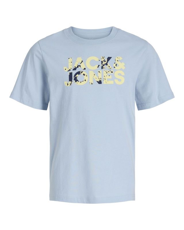 Prodotto: JACK&JONES - Tshirt azzurra junior Spalsh con logo frontale - 12270161
