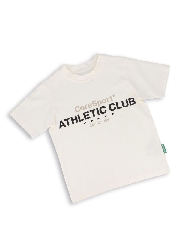 Prodotto: JACK&JONES - Tshirt bianco junior athletico con logo frontale - 12286723