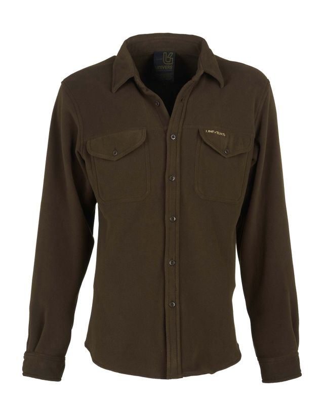 Prodotto: UNIVERS - Camicia in pile verde