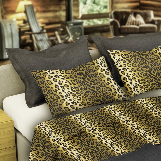 Prodotto: MORFEO - LENZUOLA COPPIA MORFEO LEOPARDO BEIGE 2 PIAZZE