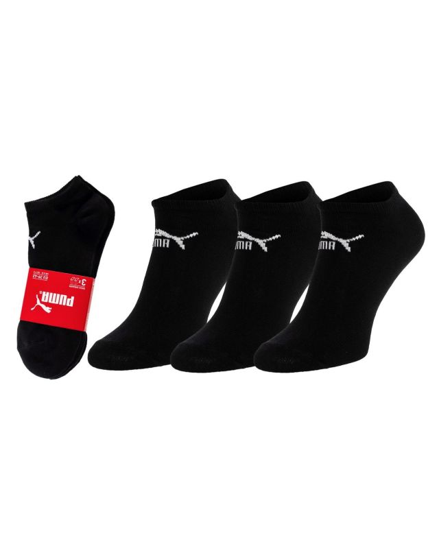 Prodotto: PUMA - Set 3 paia calzini fantasmino da uomo neri
