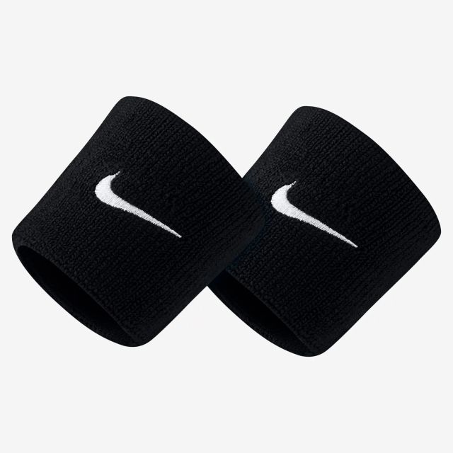 Prodotto: POLSINO TERGISUDORE SWOOSH BLACK-WHITE