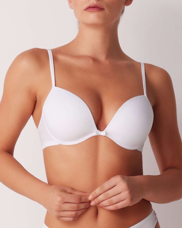 Prodotto: COTONELLA - REGGISENO MARTA IMBOTTITO CON FERRETTO ESSENTIAL BIANCO - 8631_001