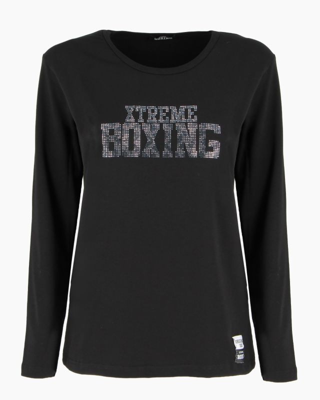 Prodotto: XTREME BOXING - MAGLIA NERA A MANICA LUNGA DA DONNA