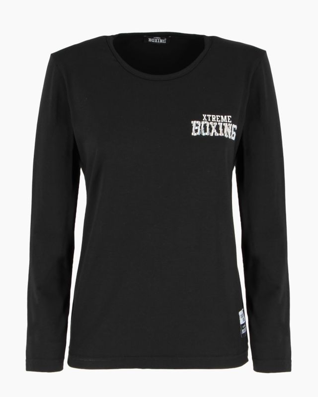 Prodotto: XTREME BOXING - MAGLIA NERA A MANICA LUNGA DA DONNA