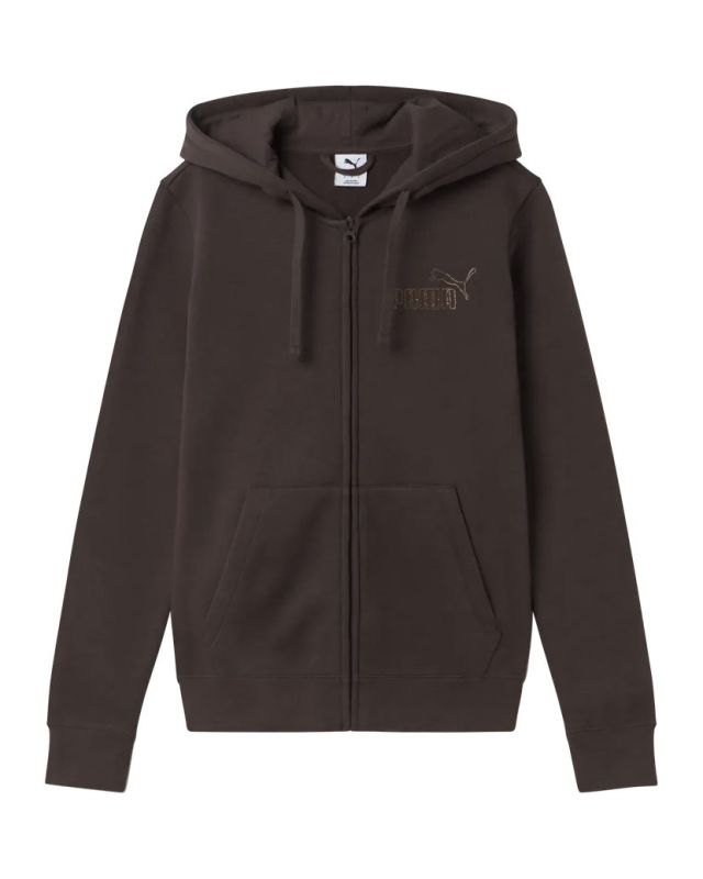 Prodotto: JACKET C/CAPP.ESS+RHINESTONE FL CHOCOLAT