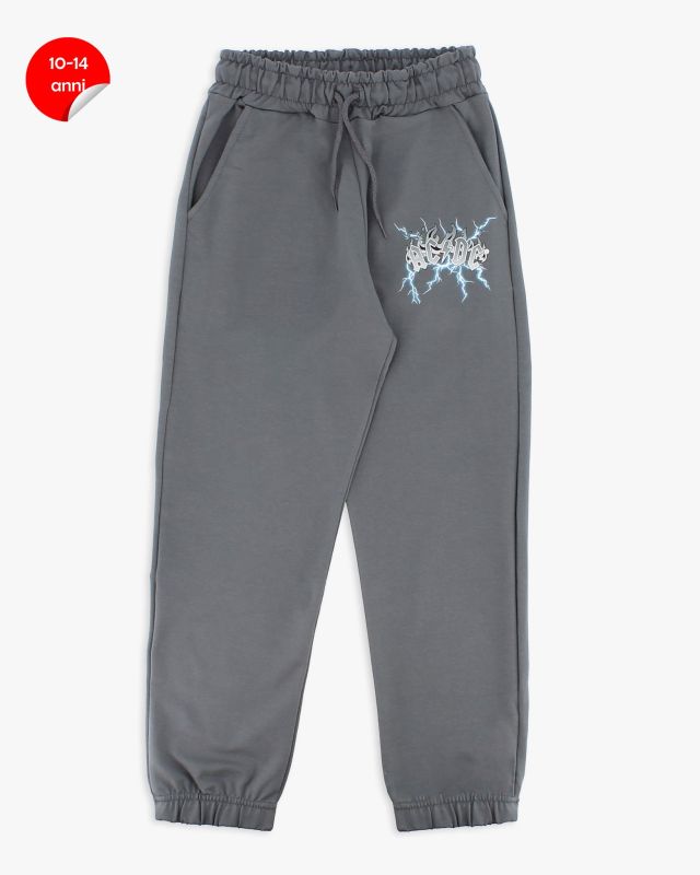 Prodotto: ACDC - PANTALONE TUTA GRIGIO PER RAGAZZI 10 - 14 ANNI