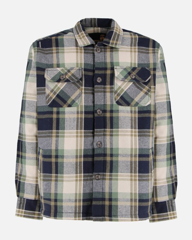 Prodotto: YELLOW DOG - CAMICIONE SCOZZESE INTERNO LANA VERDE DA UOMO