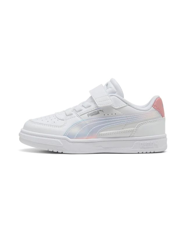 Prodotto: PUMA -  SNEAKERS KIDS CAVEN III HOLO 2.0 PS BIANCA CON DETTAGLI ROSA DAL 28 AL 35,  406894-01