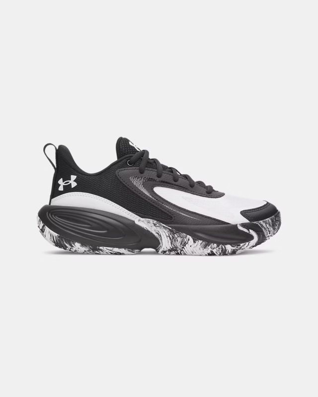 Prodotto: UNDER ARMOUR - SNEAKERS JUNIOR LOCKDOWN 8 GS  NERE E BIANCHE DAL 35.5 AL 40, 6009398_0001