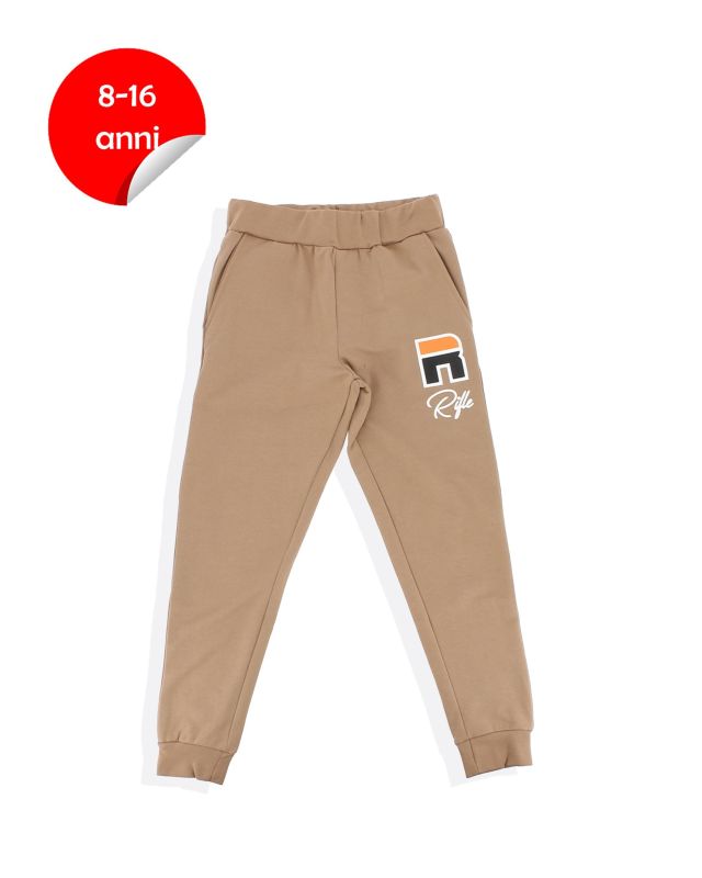 Prodotto: RIFLE - Pantalone felpa da ragazzo marrone