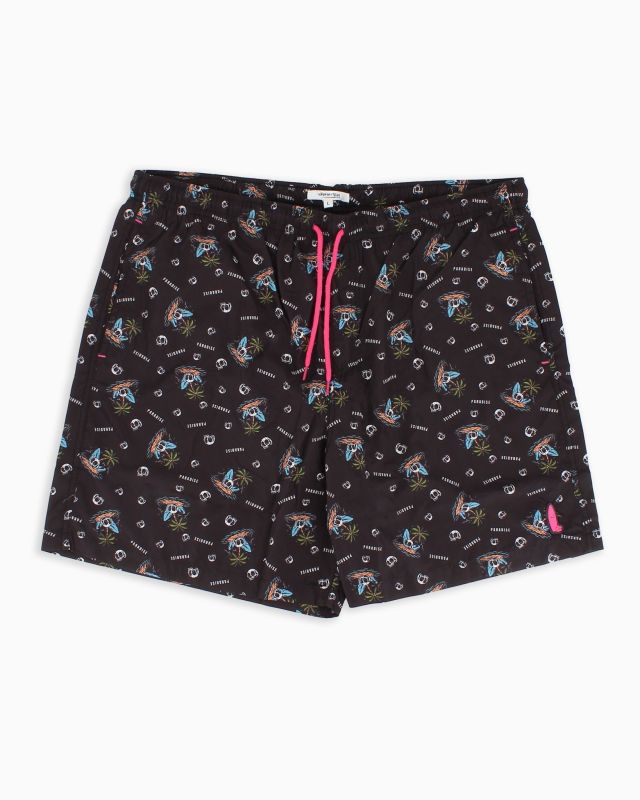 Prodotto: WAIKIKI RUN - BOXER MARE NERO CON DETTAGLI GRAFICI DA UOMO, IBIZA