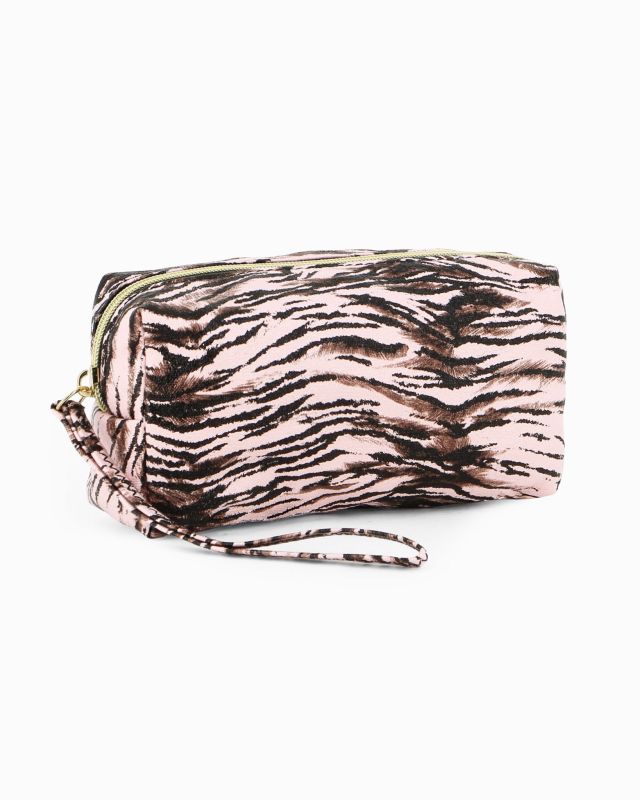 Prodotto: NARDINI - Borsello animalier rosa con polsiera