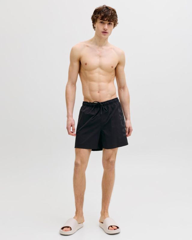 Prodotto: JACK&JONES - Boxer mare Maui Wave nero con logo laterale