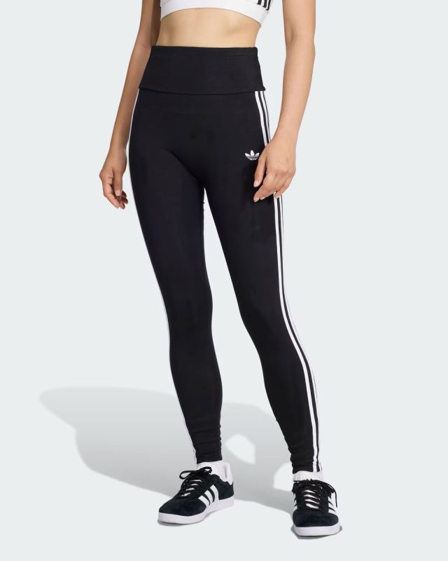 Prodotto: ADIDAS - LEGGINGS 3S NERI CON DETTAGLI BIANCHI DA DONNA, KD5572
